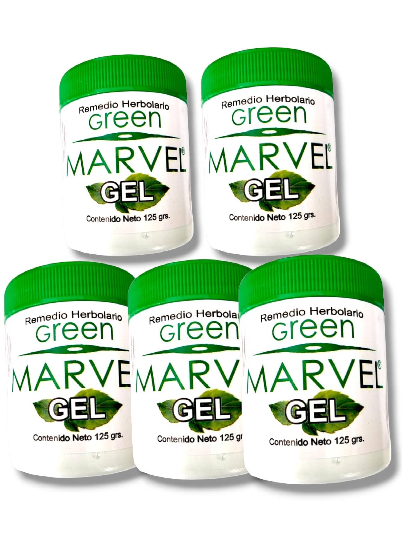 Gel Green 5 Piezas - Verde - Ver 1
