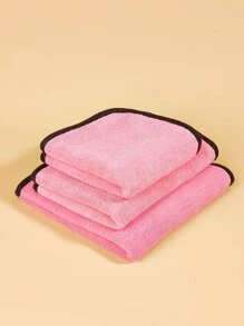 1 pieza Toalla para mascotas de color al azar para perro con gato para ducha - Multicolor - Ver 10