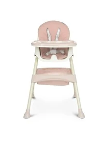 Periquera Silla Alta para Bebés 3 en 1 con Cinturón - Rosa - Ver 3