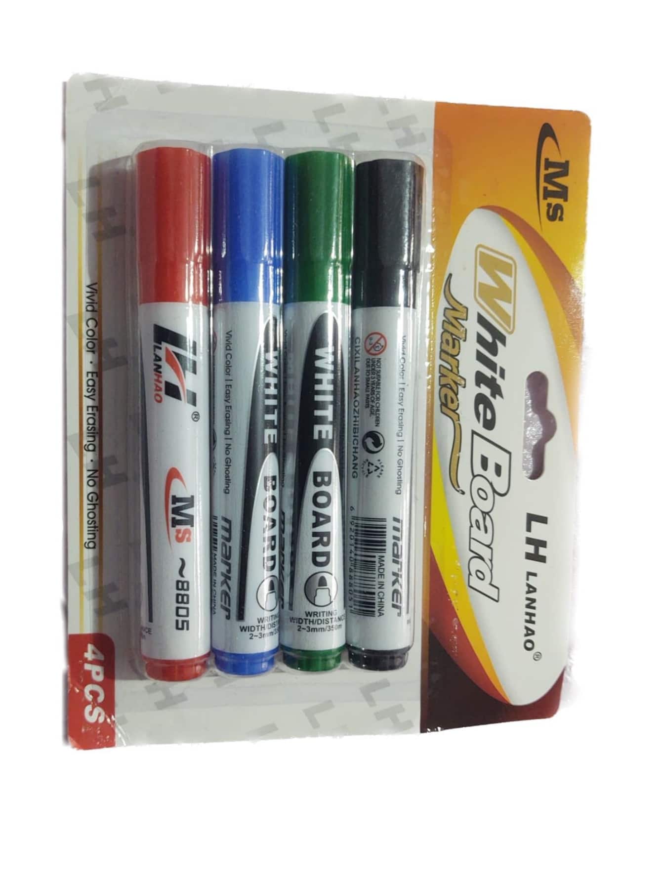 4 支装白板笔 返校季 - 彩色 - 查看 1