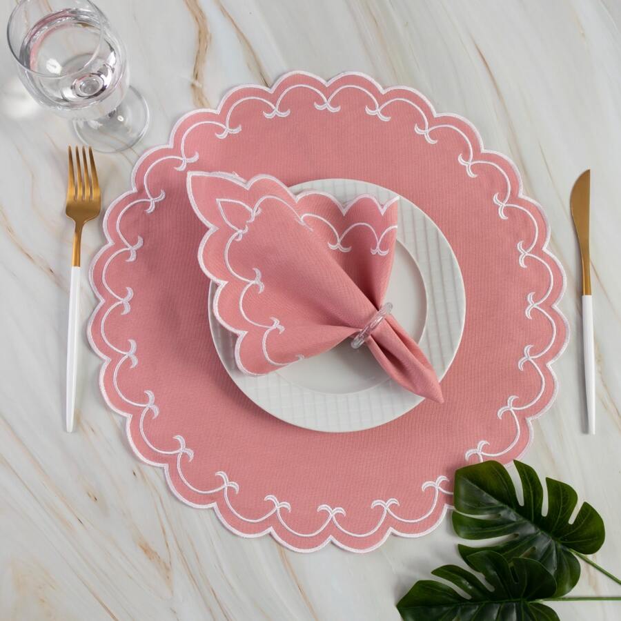 Mr Dias Napkin Rings - Sparta Rose - View 1