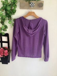 Women Tops - 紫色 - 查看 3