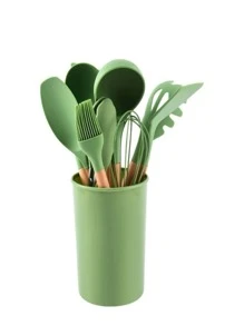 KITCHEN UTENSILIOS SET 12PZS - Verde Lima - Ver 2