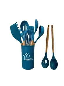 KITCHEN UTENSILIOS SET 12PZS - Azul - Ver 3