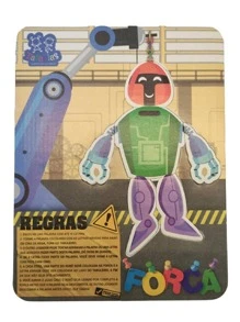 Robô Jogo Da Forca monta peças quebra cabeca - Multicolorido - Visão 6
