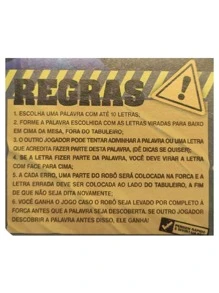 Robô Jogo Da Forca monta peças quebra cabeca - Multicolorido - Visão 7