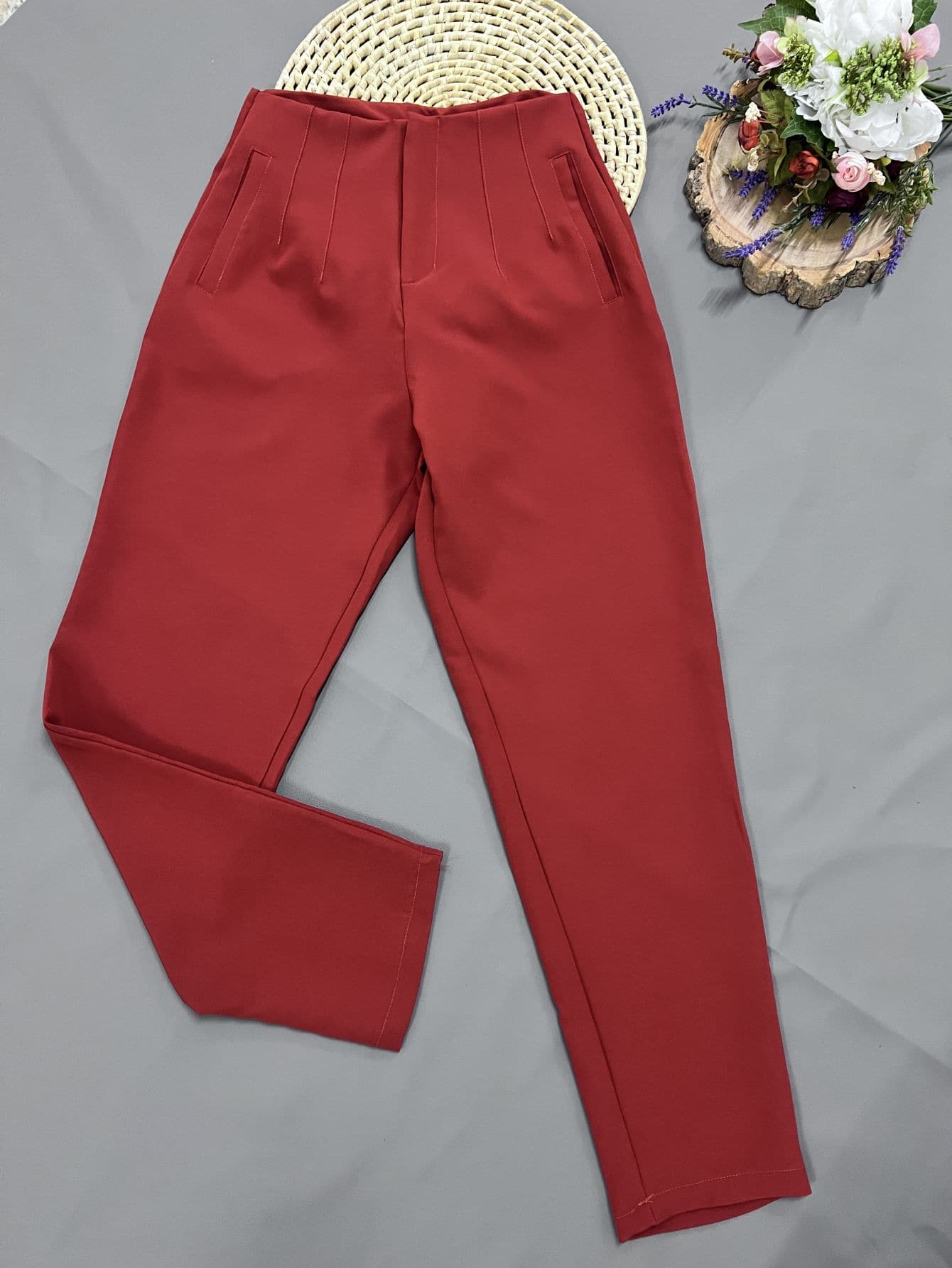 Women Pants - Camel - Ver 1