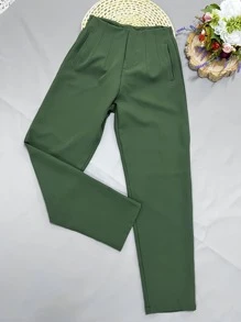 Women Pants - Army Green - View 3