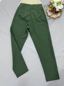 Women Pants - Army Green - View 2