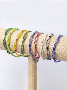 Pulsera Ilde De Orula 2 Hilos - Amarillo - Ver 3