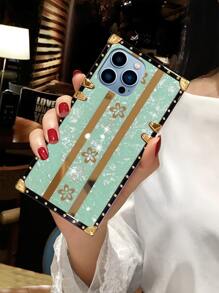 Funda para móvil floral - verde menta - Ver 1