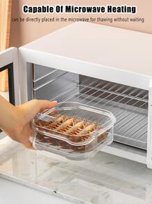 10 Pacotes de Recipientes Plásticos Transparentes Conservadores de Alimentos para Refrigerador com Tampas para Armazenamento de Alimentos, Adequados para Lava-Louças