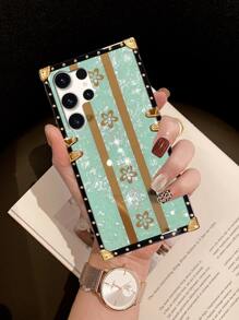 Funda para móvil floral - verde menta - Ver 2