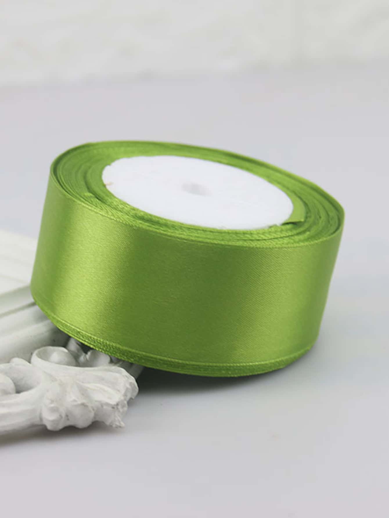 1 卷 0.6 英寸宽缎带，用于 DIY 蝴蝶结发饰、蛋糕装饰、包装，