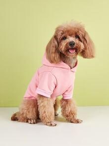 1pc Pet Sweatshirt With Bow Pattern - Multicolor - View 2