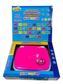 Computadora Juguete Para Niños Laptop Didáctica Interactiva - Albaricoque - Ver 5