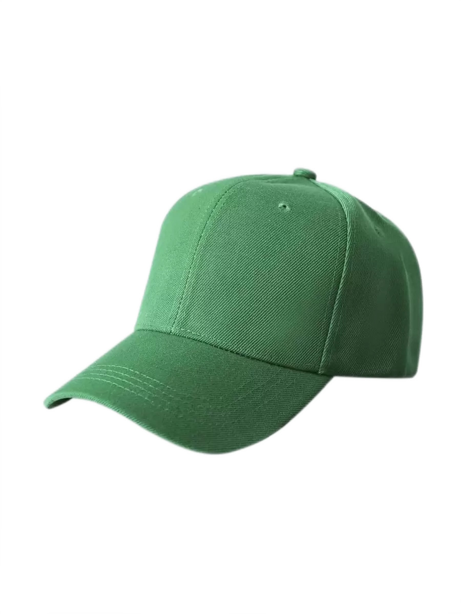 1pc Women's Green Baseball Cap For Spring, Summer And Autumn - Green - View 1