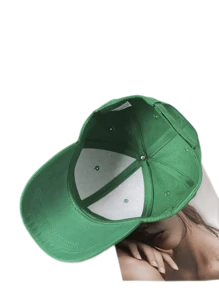 1pc Women's Green Baseball Cap For Spring, Summer And Autumn - Green - View 3