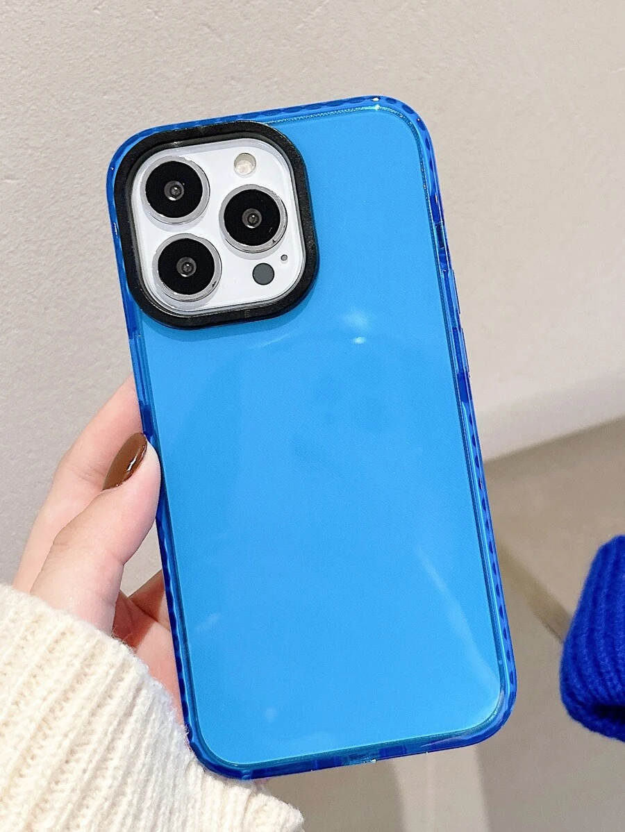 1 个蓝色防摔透明手机壳适用于 16/16Pro/16Plus/16ProMax/15/15Plus/15Pro/15ProMax/14ProMax/14Pro/14Plus/14/13ProMax/13Pro/13/13Mini/SE3/7/8/SE2/12ProMax/12Pro/12/12Mini/11ProMax/11Pro/11/XR/XSMax/X/XS/7P/8P 防水防震防刮 - 彩色 - 查看 1