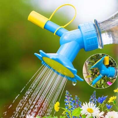 1入組塑膠雙頭花園灑水器