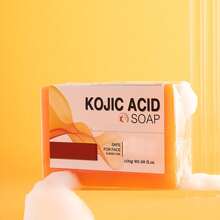 1入組橡樹殺蟎皂,abs材質透明溫和手工皂,適用於男女面部及身體清潔,可在家中或旅行時使用 - 橘色 - 查看 1