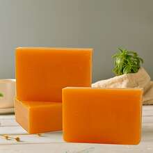 1入組橡樹殺蟎皂,abs材質透明溫和手工皂,適用於男女面部及身體清潔,可在家中或旅行時使用 - 橘色 - 查看 5