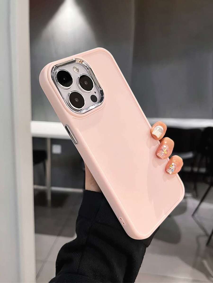 1 个可爱粉色手机壳兼容 Iphone14 Pro Max，防震软 TPU 手机壳兼容 IPhone15 Pro Max，银色闪亮相机保护壳兼容 IPhone13，独立按钮可爱纸盒手机壳兼容 Iphone 11。 - 粉色 - 查看 1