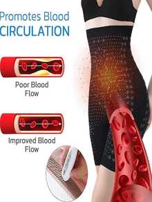 High-Waisted Girdle Shorts, Reducing And Shaping Girdle, Belly Slimming Panties, Seamless Buttock Shaping Girdle, Shaping Underwear For Women - 黑色 - 查看 2