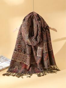 Khăn choàng nhẹ thời trang phong cách Boho 1 cái thoáng khí & tối giản dành cho nữ, thích hợp để mặc hàng ngày và chụp ảnh du lịch - Nhiều màu - Xem 3