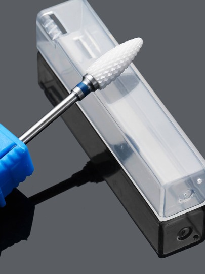 1 buc alb ceramică unghii burghiu biți freză freză rotativă Burr pilă de unghii mașină manichiură curățare cuticule lustruire accesorii