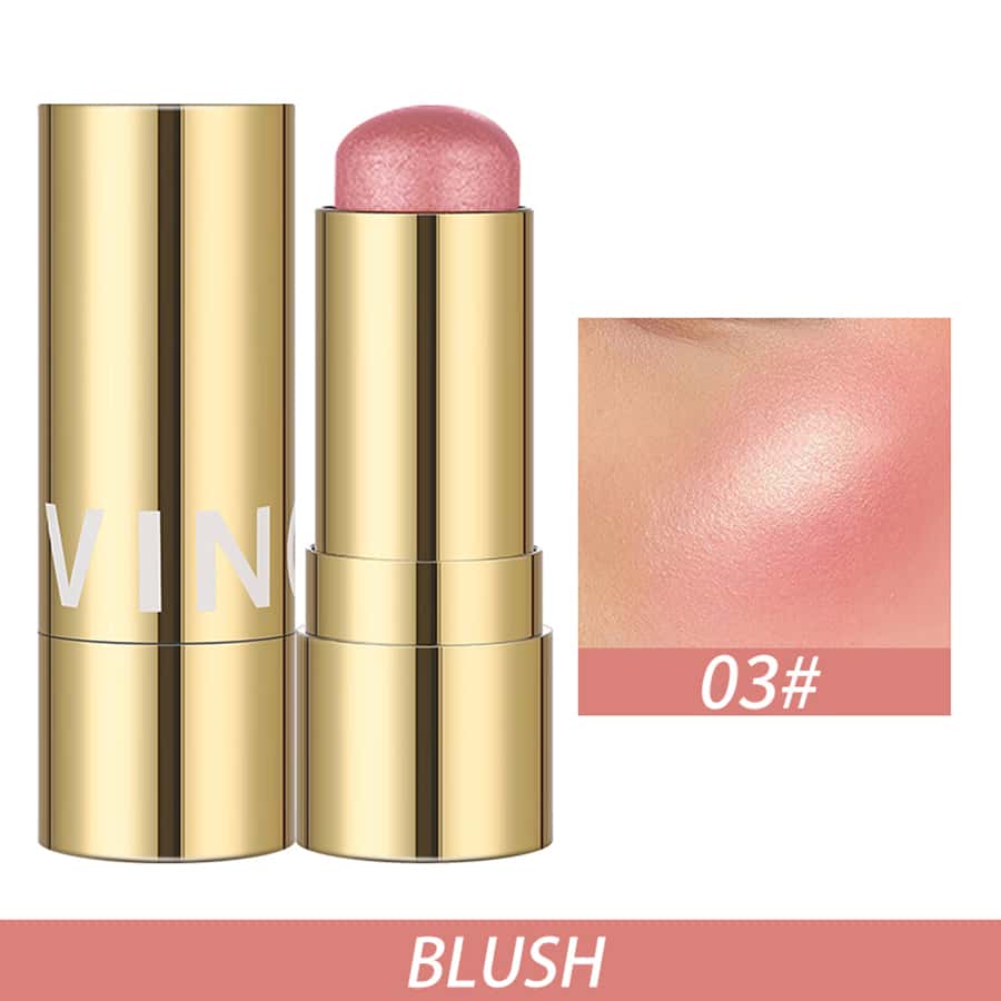 Multifunctional Highlighting Stick For Contouring, Brightening, Priming And Concealing, As Well As Slouchy Eye Shadow Blush Stick