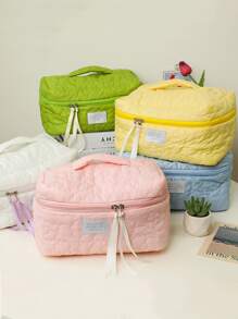 Túi trang điểm bông hoa 1pc - Màu vàng - Xem 11