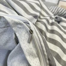 1入組經典條紋圖案或者格子拉絲床上用品被套,可水洗,親膚和透氣適用於臥室 - 彩色 - 查看 7