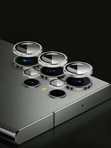 1入組手機攝像頭保護膜兼容三星Galaxy S22 Ultra - 銀色 - 查看 3