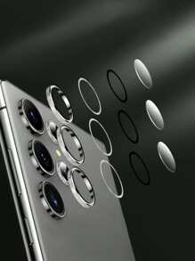1入組手機攝像頭保護膜兼容三星Galaxy S22 Ultra - 銀色 - 查看 2