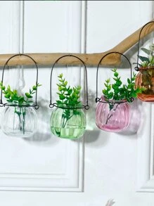 6pcs Orange Glass Pumpkin Tea Light Candle Holders For Decoration - Orange - View 6