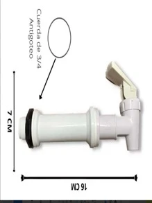 Ricolandia Llave De Repuesto Para Dispensador De Agua  Portagarrafon 3/4 - Blanco - Ver 1
