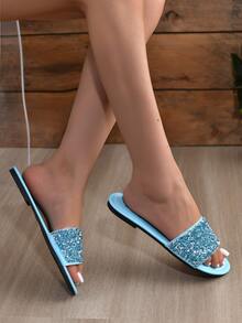 時尚休閒平底涼鞋適合女士