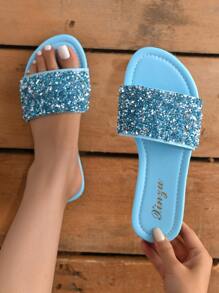 時尚休閒平底涼鞋適合女士