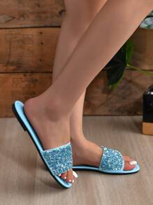 時尚休閒平底涼鞋適合女士