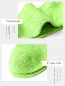 10的燈綠色襪子女性素色襪子四通用女性短筒襪家庭休閒時尚百搭隱形低胸止汗走吸汗船襪