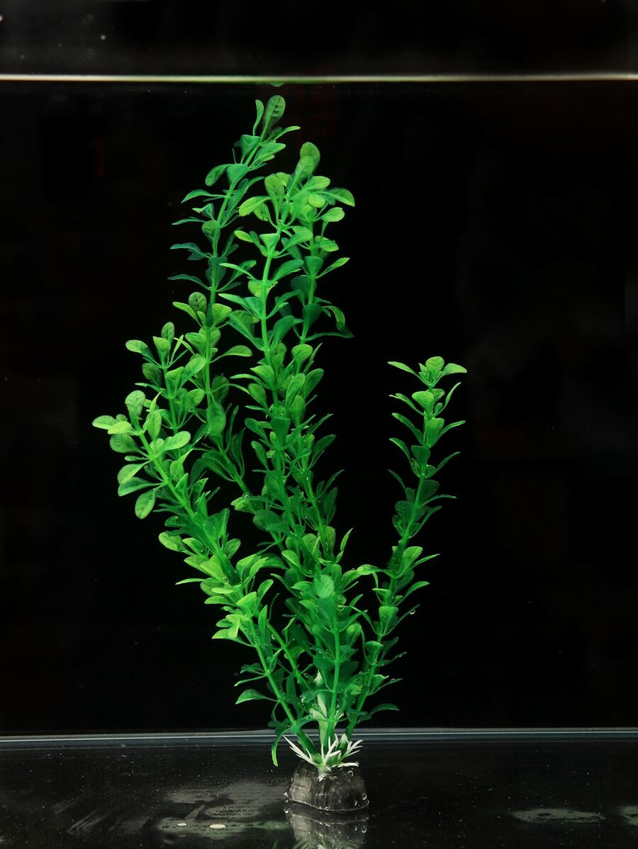 1pc Plastic Aquarium Landscape Artificial Lush Grass