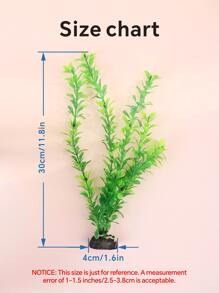 1pc Plastic Aquarium Landscape Artificial Lush Grass