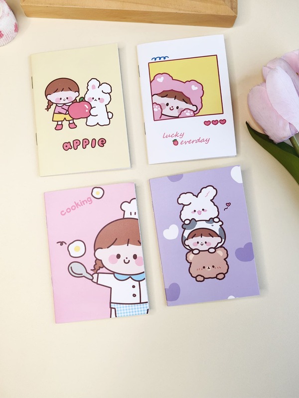 1pc Cartoon Design Notebook School Supplies