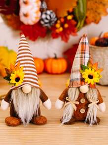 1pc Random No-face Doll Decoration - Multicolor - View 1