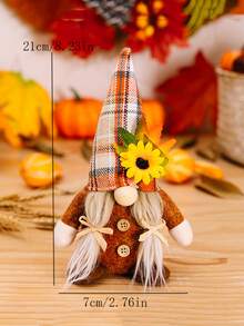 1pc Random No-face Doll Decoration - Multicolor - View 5