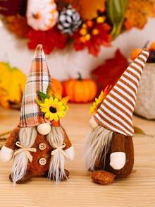 1pc Random No-face Doll Decoration - Multicolor - View 4