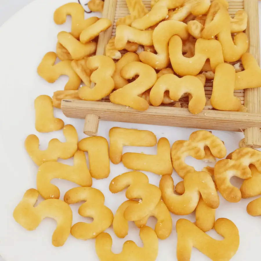 15PCS Cookie Cutters Shapes Baking Set, Digital Shape Biscuit Stainless Steel Metal Molds Cutters for Kitchen Baking Small Cookie Cutters - Silver - View 2