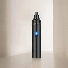 鼻毛修剪器,男士可充電耳鼻毛修剪器,女士可usb充電電動鼻毛修剪器,無痛修眉、臉部毛髮和鼻毛,可用於眉毛、頸線、鼻毛和耳毛等精密修剪 - 黑色 - 查看 8