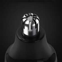 鼻毛修剪器,男士可充電耳鼻毛修剪器,女士可usb充電電動鼻毛修剪器,無痛修眉、臉部毛髮和鼻毛,可用於眉毛、頸線、鼻毛和耳毛等精密修剪 - 黑色 - 查看 7